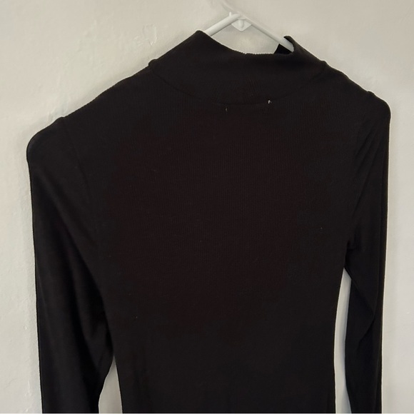 Z Supply Pandora Rib Cut Out Mini Dress Black Small - Picture 7 of 11